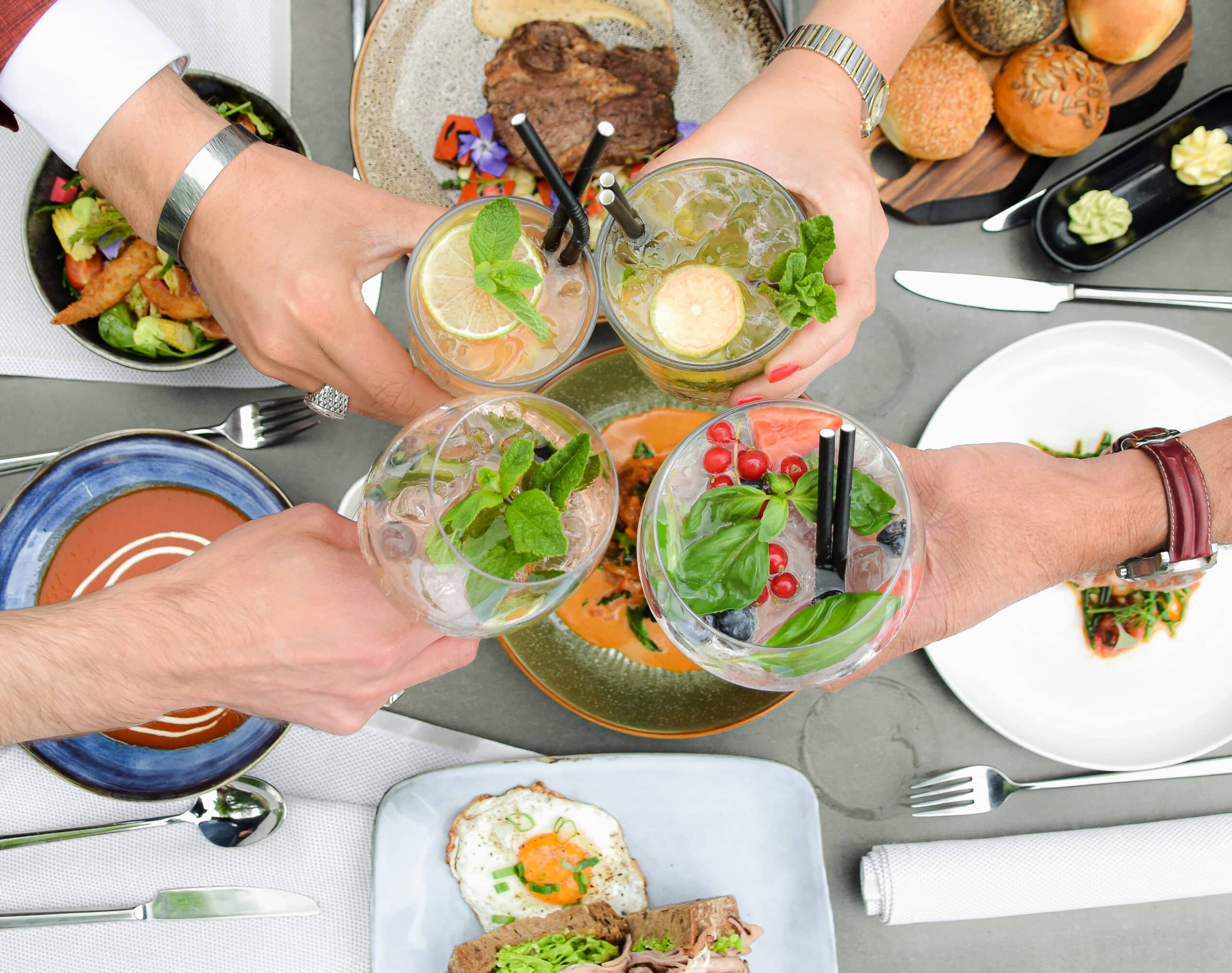 cocktails à l'échelle 1